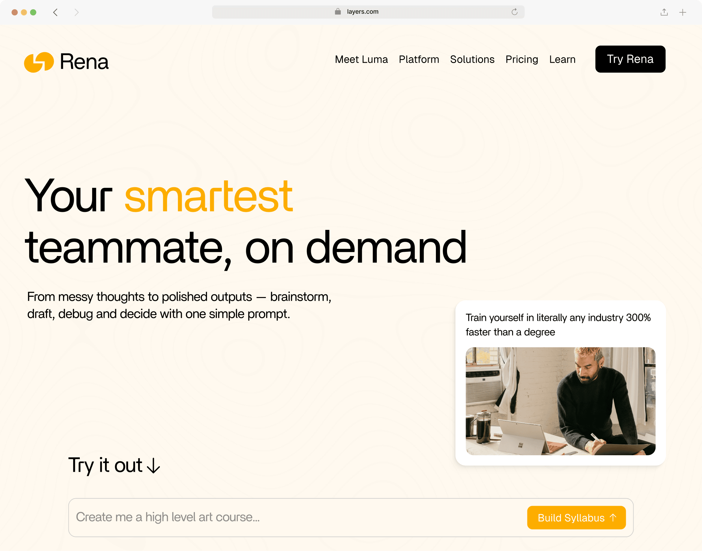 Rena product design direction